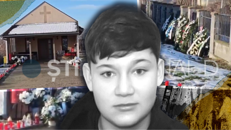 Alin Mario Berinde, băiatul de 15 ani ucis de prietenii săi, a fost condus pe ultimul drum. 