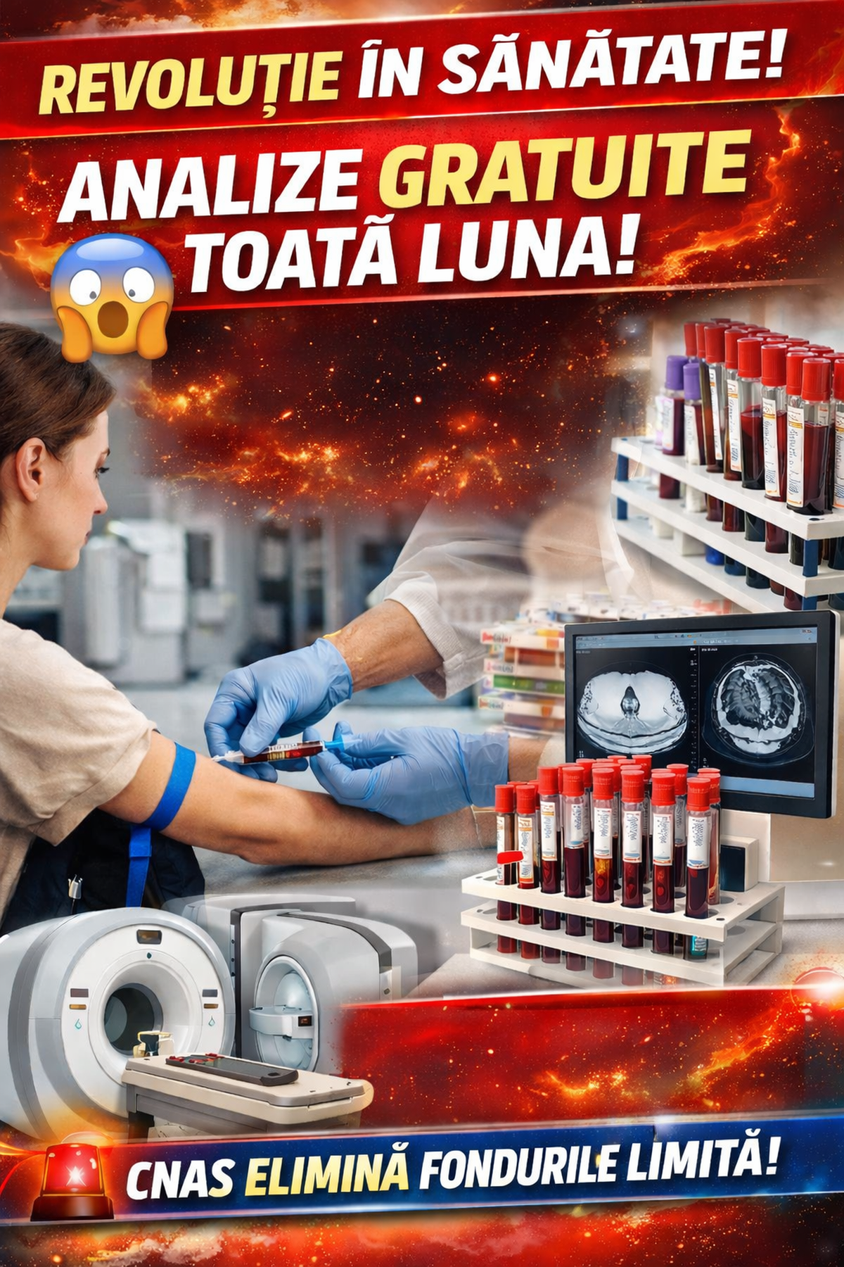 Analize gratuite CNSAS, noile modificari