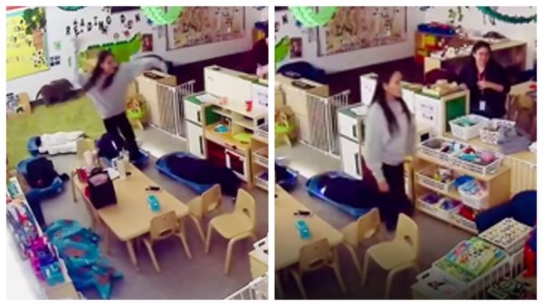 O educatoare a fost filmată &icirc;n timp ce arunca un pantof spre o fetiță de 5 ani cu nevoi speciale. Reacția directoarei grădiniței: &bdquo;C&acirc;nd angajăm personal, nu ne așteptăm să...&rdquo;