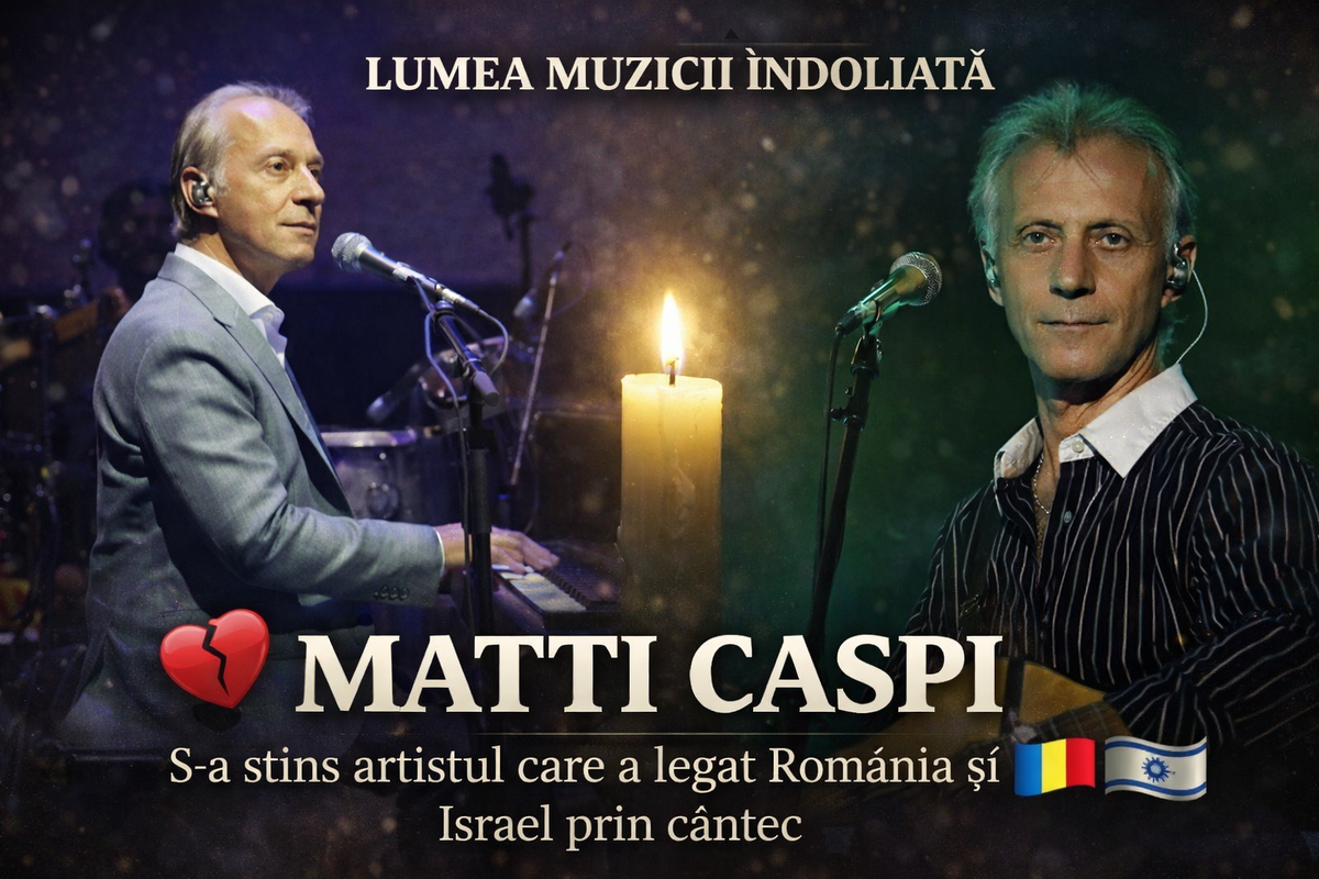 Lumea muzicii, din nou in doliu! S-a stins din viata Matti Caspi, artistul care a unit Romania si Israel prin cantec