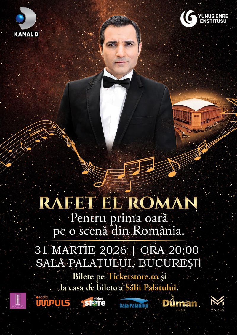 Rafet El Roman susține pentru prima dată un concert la București