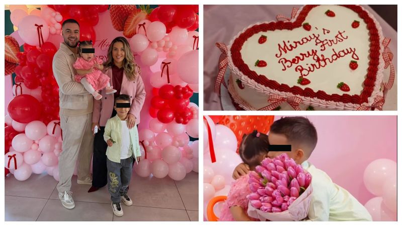 Fetița lui Culiță Sterp și a Danielei Iliescu a &icirc;mplinit 1 an! Primele imagini de la petrecerea organizată de ziua ei de naștere: &bdquo;Iubita noastră Miray, te-ai născut &icirc;ntr-o zi superbă, &icirc;nsorită și ai adus primăvara &icirc;n sufletele noastre&rdquo;