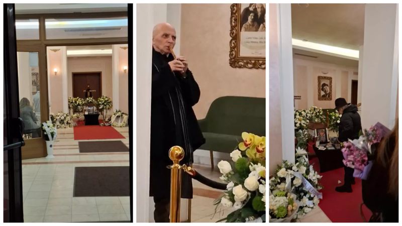 Primele imagini de la priveghiul lui Jolt Kerestely.