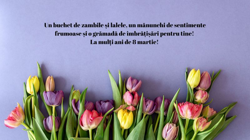 felicitări de 8 Martie 2026 