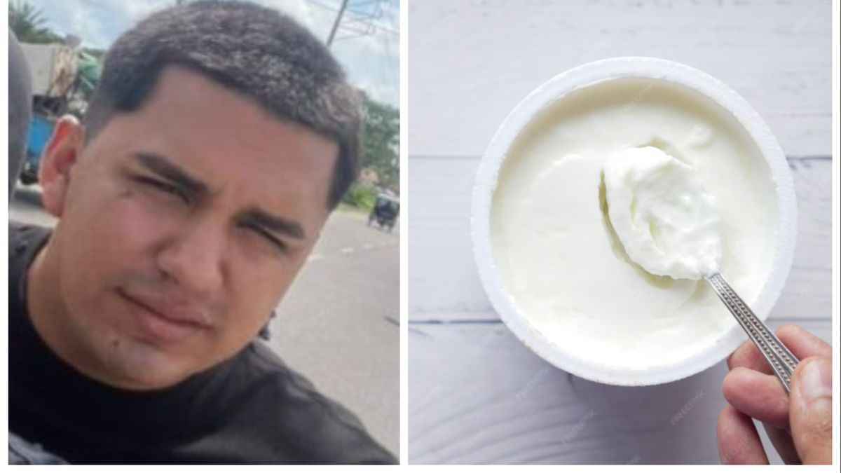 Polițistul a m&acirc;ncat iaurtul &icirc;n timpul pauzei de masă