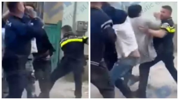 VIDEO Polițiști agresați &icirc;n timpul unei intervenții la 112: "Așa ceva nu se &icirc;nt&acirc;mplă. Erau la păm&acirc;nt din momentul ce atacau". Apelul vehement făcut de autorități către cetățeni: "Agresarea sau amenințarea unui polițist &icirc;n..."