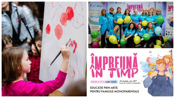 Familiile monoparentale, conectate &icirc;n Alba Iulia prin artă, &icirc;n cadrul unui eveniment caritabil