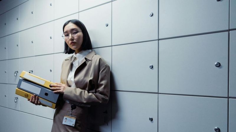 (P) Dulap metalic: organizarea biroului modern