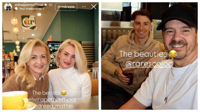 Cu cine s-au fotografiat Rareș Cojoc și Andreea Matei?