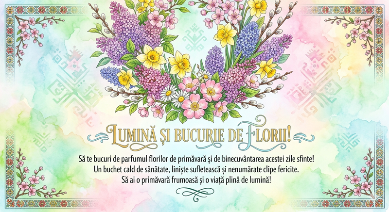 Ce mesaje le poți trimite apropiaților de Florii? 