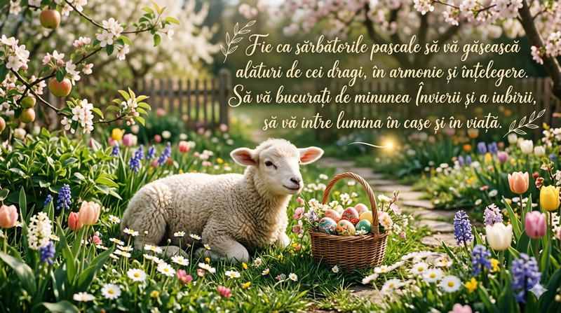Idei de felicitări și mesaje de Paște 2026 