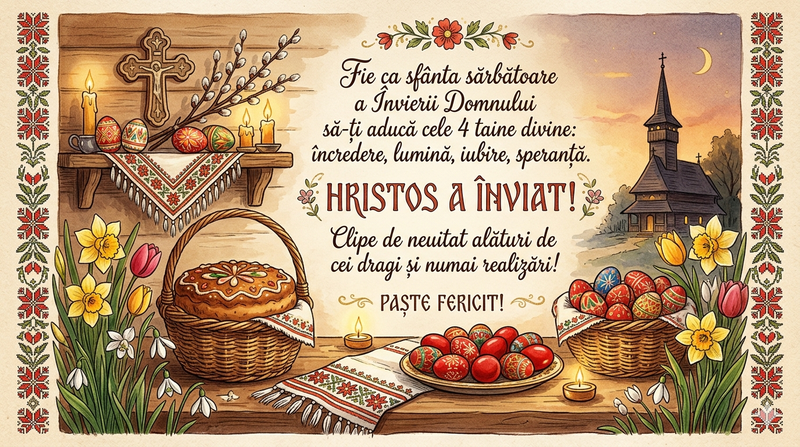 Urări de Paște 2026 