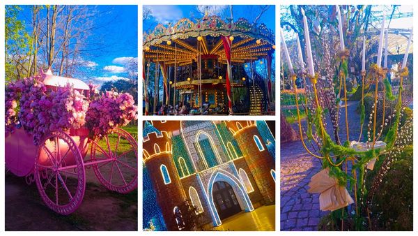 EXCLUSIV! "vedeta" T&acirc;rgului de Paște de la Craiova! S-a stat la coadă minute bune pentru un CADRU PERFECT, iar zona s-a transformat &icirc;ntr-un furnicar de oameni cu telefoanele pregătite. NU AU RATAT ocazia să se fotografieze cu decorul de poveste