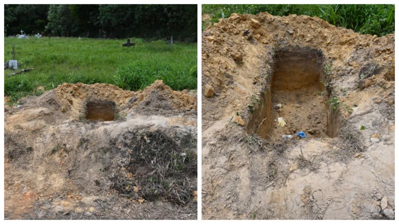 Descoperire macabră într-un cimitir 