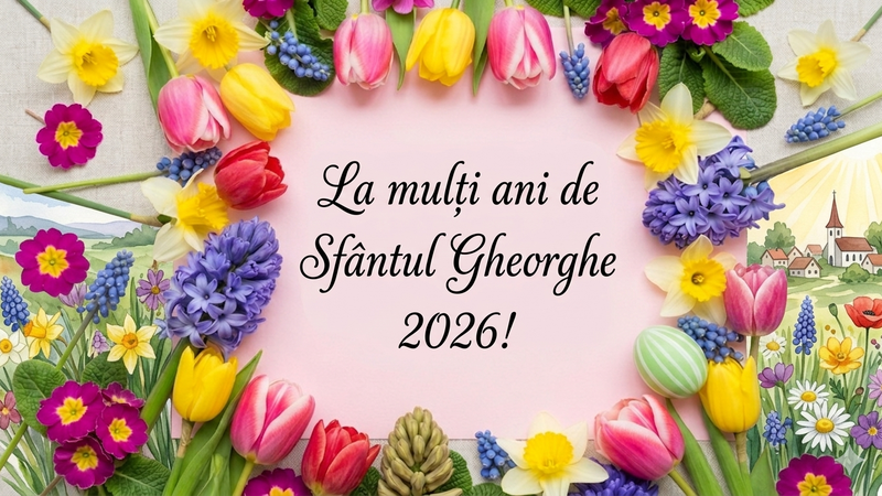MESAJE de SF. GHEORGHE 2026. Cele mai frumoase urări și felicitări pentru sărbătoriții zilei de 23 aprilie: &bdquo;La mulți ani! Fie ca numele pe care &icirc;l porți să-ți aducă noroc și fericire&rdquo;