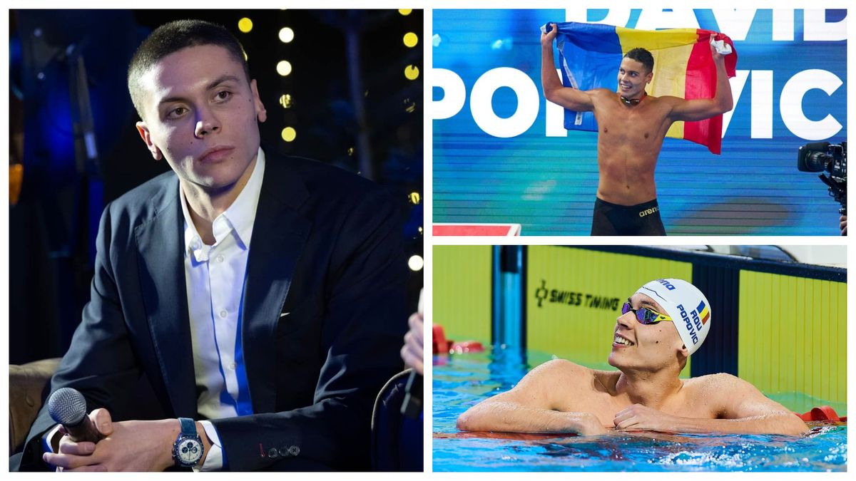 David Popovici, primele declaraţii după ce a c&acirc;știgat aurul la 50 m liber la Campionatul Naţional.
