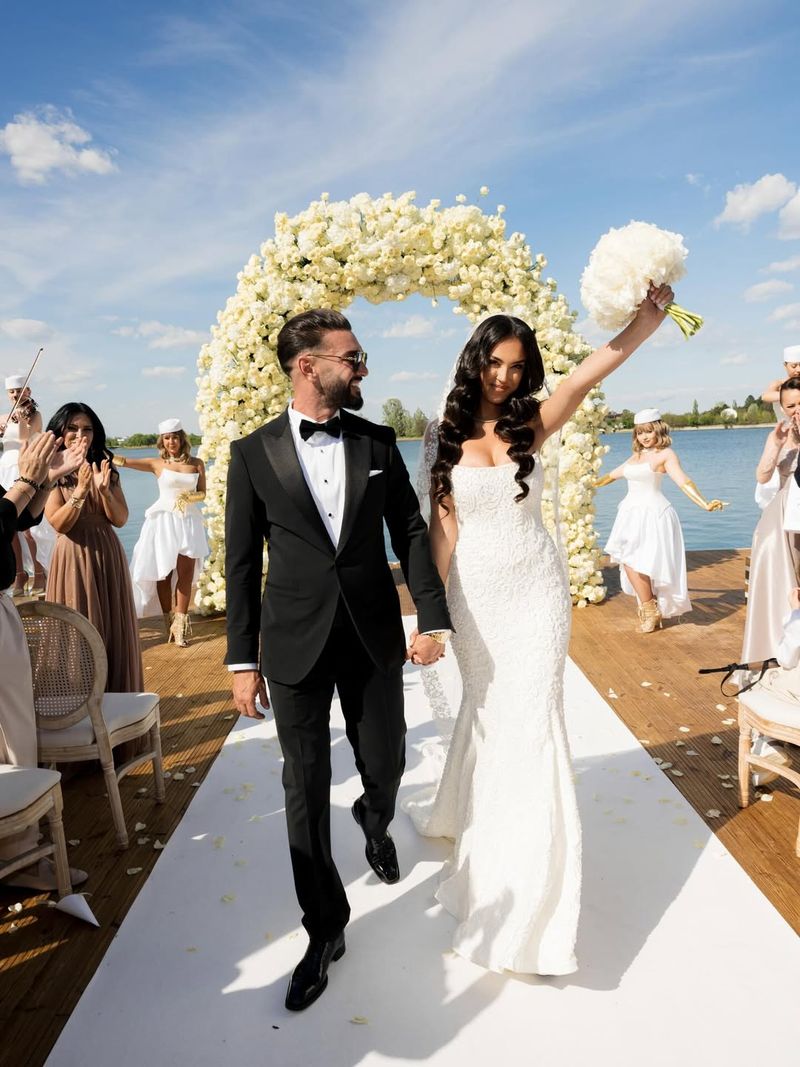 Dorian Popa și Andreea s-au căsătorit