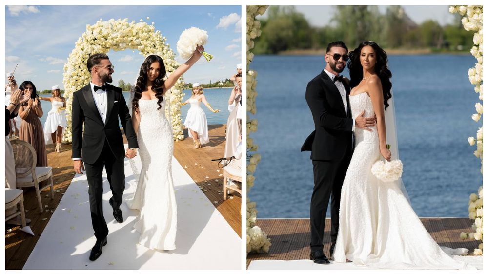 Dorian Popa, despre cele mai emoționante momente de la nuntă. Artistul și soția lui au rostit jurămintele scrise de ei &icirc;nșiși sub privirile invitaților: &bdquo;Le-am făcut din suflet&rdquo;