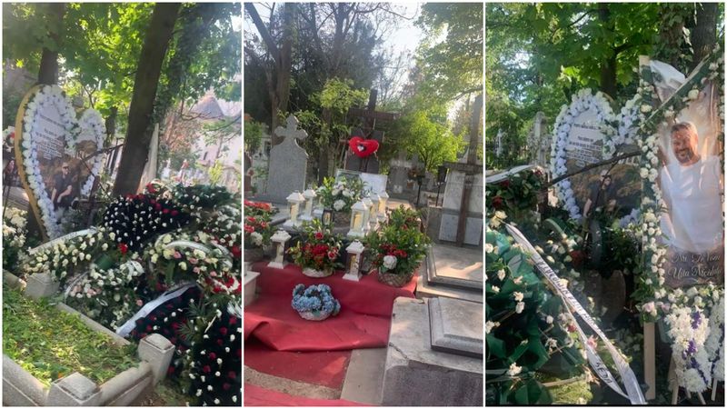 Imagini dureroase de la mormântul lui Eugen Olteanu