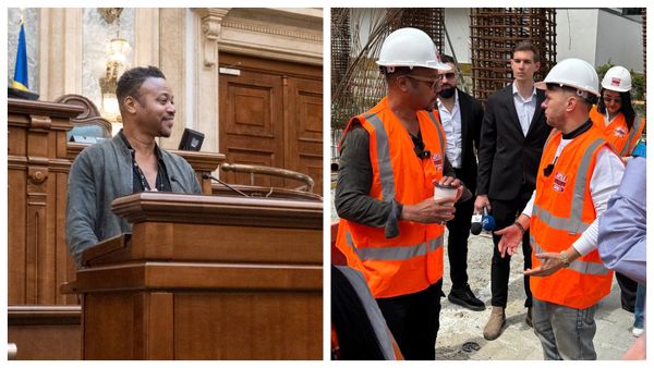 UNDE A FOST SURPRINS actorul Cuba Gooding Jr.? După ce a mers pe șantierul noii clinici psihiatrice pentru copii și adolescenți, el a vizitat și Senatul Rom&acirc;niei