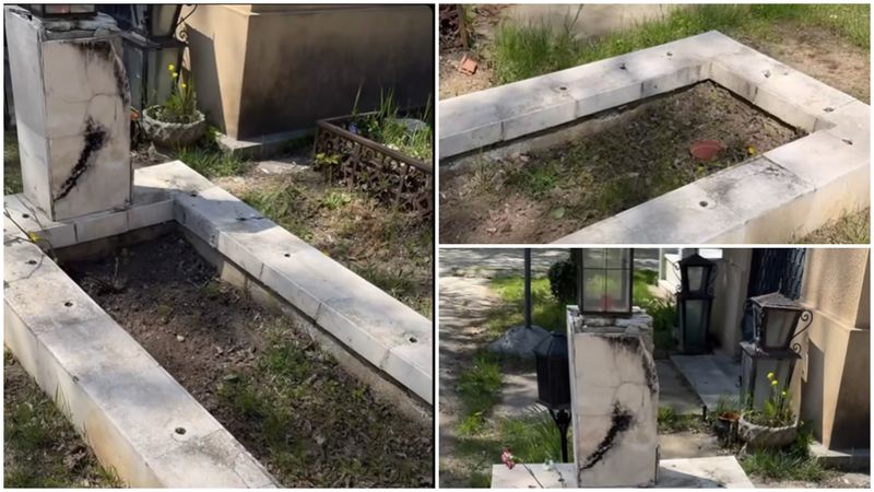 Mormântul actriței Florina Cercel 