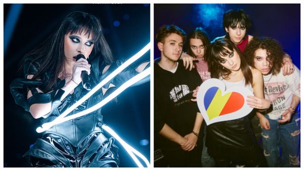 PRIMELE IMAGINI OFICIALE de la repetiția Alexandrei Căpitănescu! Reprezentanta Rom&acirc;niei la Eurovision a făcut show total pe scena de la Viena, alături de trupa ei