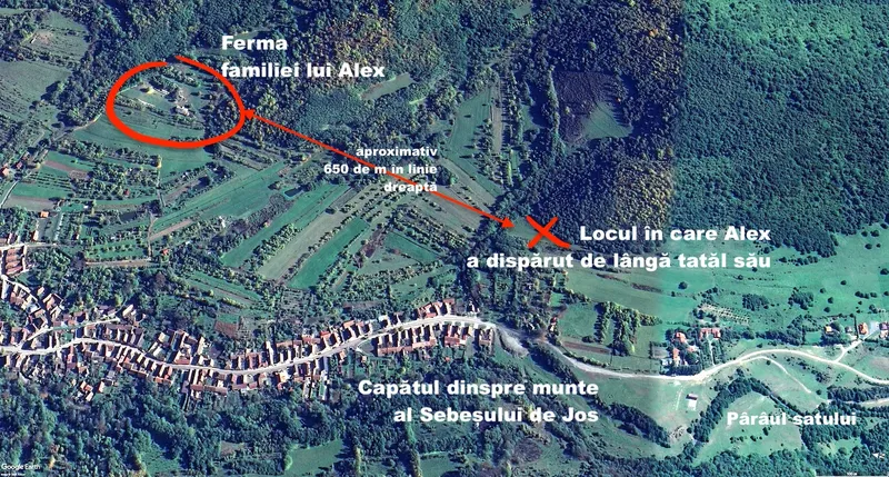 Locul în care a dispărut Alexandru Zerestea, baiatul e 5 ani