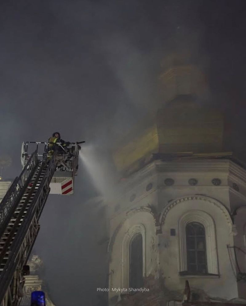 Maia Sandu condamnă atacul asupra Catedralei Adormirii Maicii Domnului din Kiev