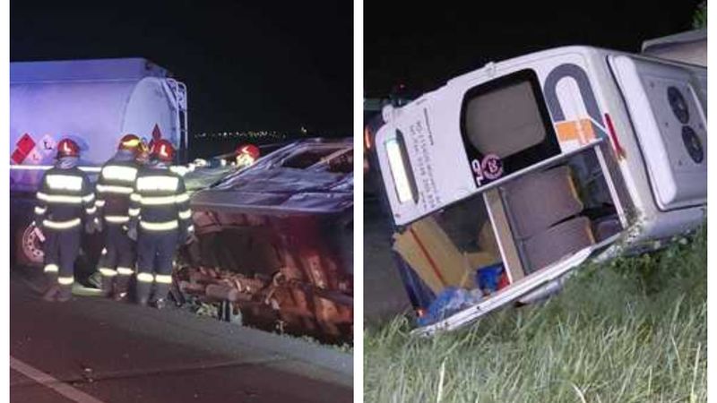 Opt persoane au fost rănite &icirc;n urma unui ACCIDENT GRAV petrecut &icirc;n Neamț! Acesta a fost provocat de un t&acirc;năr de 18 ani aflat la volanul unei autoutilitare