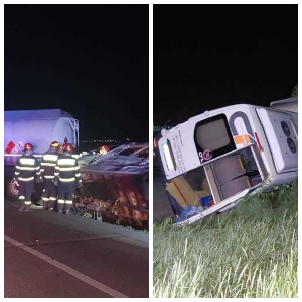 Opt persoane au fost rănite &icirc;n urma unui ACCIDENT GRAV petrecut &icirc;n Neamț! Acesta a fost provocat de un t&acirc;năr de 18 ani aflat la volanul unei autoutilitare