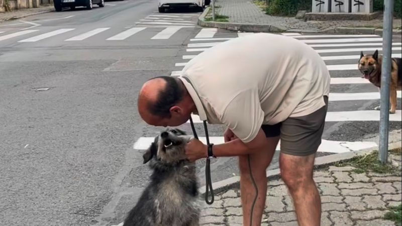 EXCLUSIV! Bărbat filmat &icirc;n timp ce amenința că &icirc;și omoară c&acirc;inele. Declarația persoanei care a surprins momentul