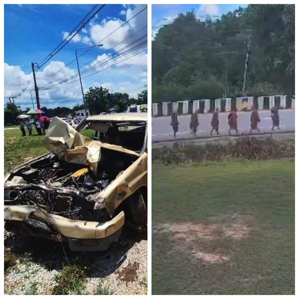 Tragedie cumplită &icirc;n Thailanda! Nouă călugări budiști și-au pierdut viața după ce un copil de 11 ani a intrat cu mașina părinților &icirc;ntr-un cortegiu. Declarațiile supraviețuitorilor: &bdquo;Ne-a strivit pur și simplu...&rdquo;