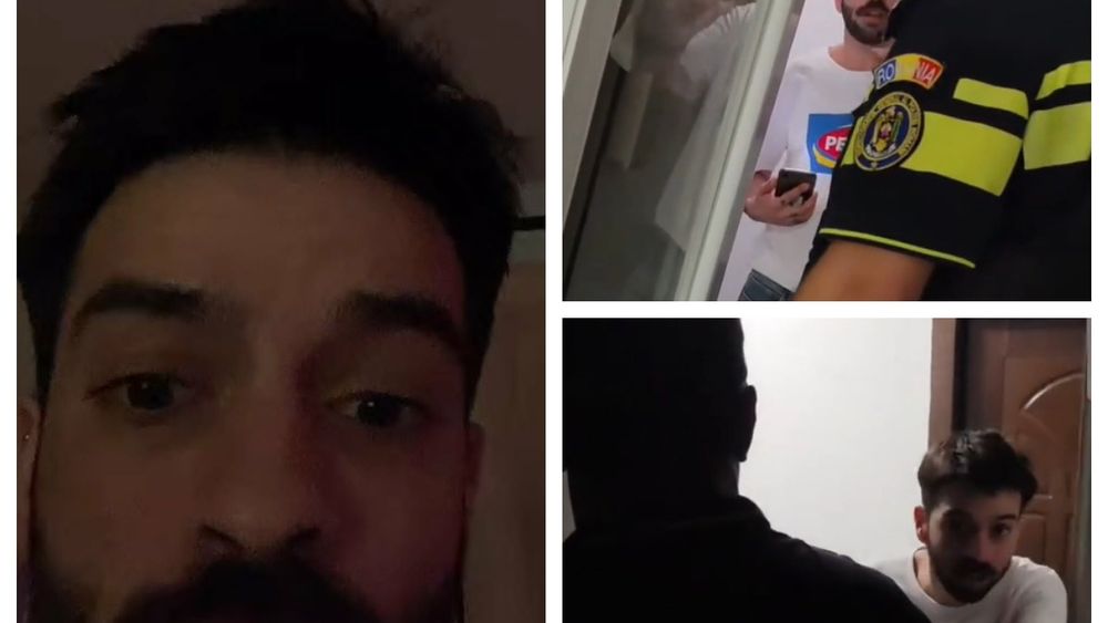 VIDEO David Pușcaș a chemat Poliția &icirc;n toiul nopții! A &Icirc;NCREMENIT c&acirc;nd a văzut cine &icirc;i bătea la ușă. CE AU GĂSIT oamenii legii c&acirc;nd au ajuns la locuință: "Nu cred! Ce caută la mine? De unde are adresa? &Icirc;i fac pl&acirc;ngere, o să..."