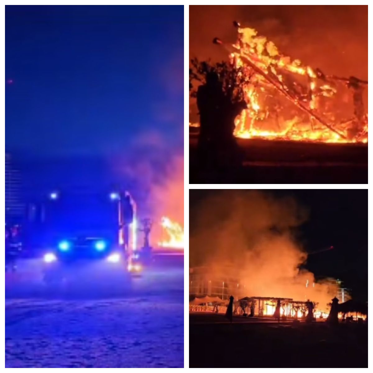 Un incendiu violent a izbucnit &icirc;n Mamaia &icirc;n această dimineață 