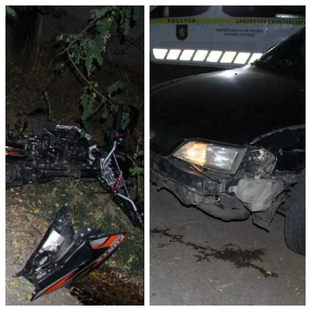 Adolescent de 16 ani, decedat &icirc;n urma unui accident cu motocicleta 