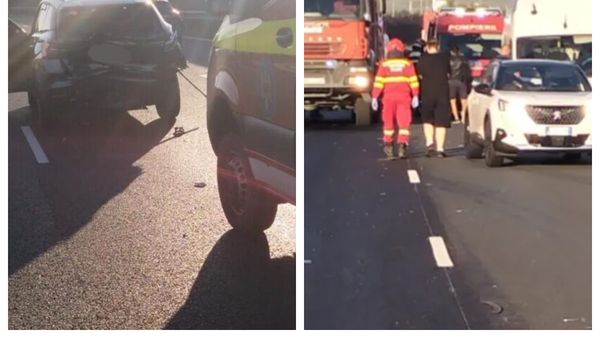 Un șofer de 19 ani a provocat un adevărat haos pe A1! Două accidente s-au produs &icirc;n doar c&acirc;teva minute, iar 4 persoane au fost transportate la spital