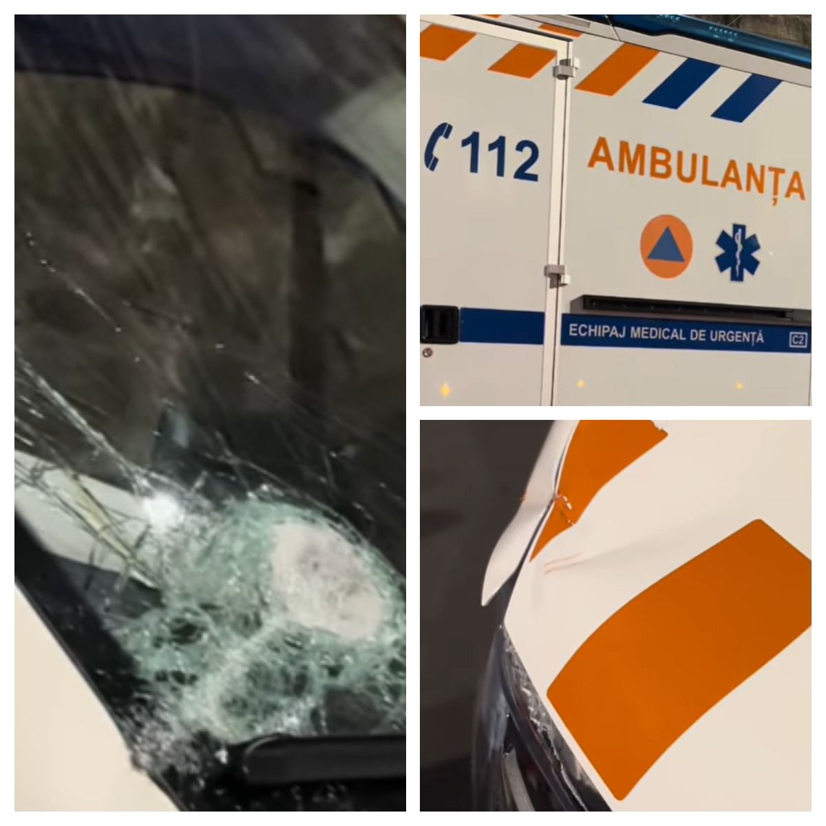 Ambulanță atacată cu topoarele la Cluj din cauza unui video de pe internet