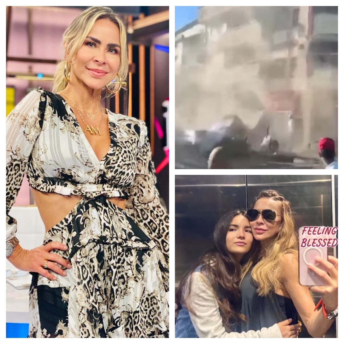 Ayl&iacute;n Mujica și fiica ei, Violeta, se aflau &icirc;n Columbia c&acirc;nd puternicul cutremur cu magnitudinea de 7,4 a lovit țara.