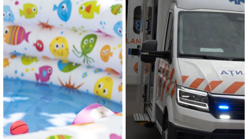 Tragedie uriașă &icirc;n Suceava! O fetiță de un an și jumătate a fost găsită inconștientă &icirc;n piscina din curtea casei. Aceasta a fost transportată la spital, &icirc;nsă nu a mai putut fi salvată