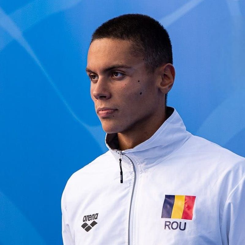 David Popovici a câștigat medalia de aur în proba de 100 m liber din cadrul Campionatelor Europene de la Paris