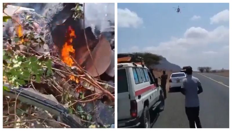 Tragedie în Kenya după prăbușirea unui elicopter 