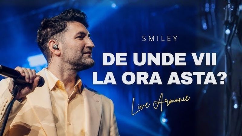 IMAGINI SPECTACULOASE din concertul "Armonie", AJUNG ACUM LA FANI! Smiley a lansat VERSIUNEA LIVE a piesei "De unde vii la ora asta?". Iată momentul care a cucerit publicul de la Sala Palatului