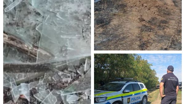 Extravilanul satului Crocmaz, ZGUDUIT DE O EXPLOZIE: "Am auzit o bubuitură foarte puternică". Localnicii povestesc PRIN CE CLIPE DE PANICĂ AU TRECUT după tragedia care a lăsat &icirc;n urmă un teren ars și fragmente &icirc;mprăștiate