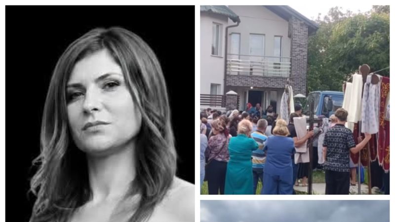 IMAGINILE DURERII de la &icirc;nmorm&acirc;ntarea femeii ucise de soț &icirc;n raionul Criuleni. Ana Efros avea 42 de ani și era mama a trei fete, dintre care două minore