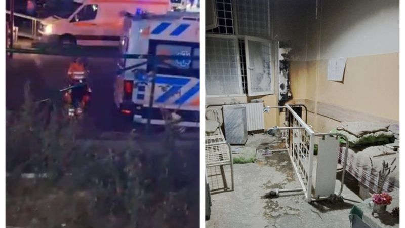 Planul Roşu de Intervenţie, activat la Spitalul de Psihiatrie Ștei după izbucnirea unui incendiu &icirc;ntr-un salon! O pacientă fără discernăm&acirc;nt ar fi aprins focul