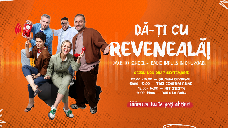 Noile sezoane ale emisiunilor Radio Impuls vin cu energie, content fresh, vibe de party și concursuri atractive!