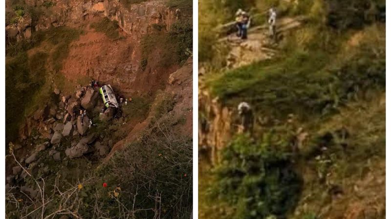 Doamne, ce tragedie! 25 de morți după ce un autobuz plin cu elevi s-a prăbușit &icirc;ntr-o r&acirc;pă de la 30 de metri. Autoritățile au declarat două zile de doliu național