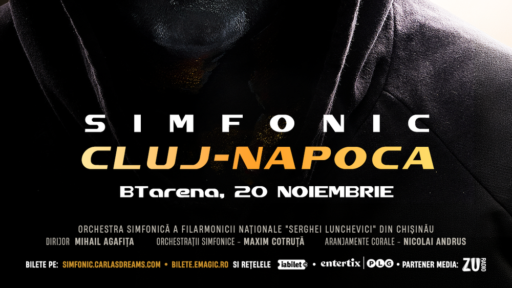 Carla&rsquo;s Dreams prezintă &bdquo;Simfonic&rdquo;, pe 20 noiembrie, la BTarena din Cluj-Napoca