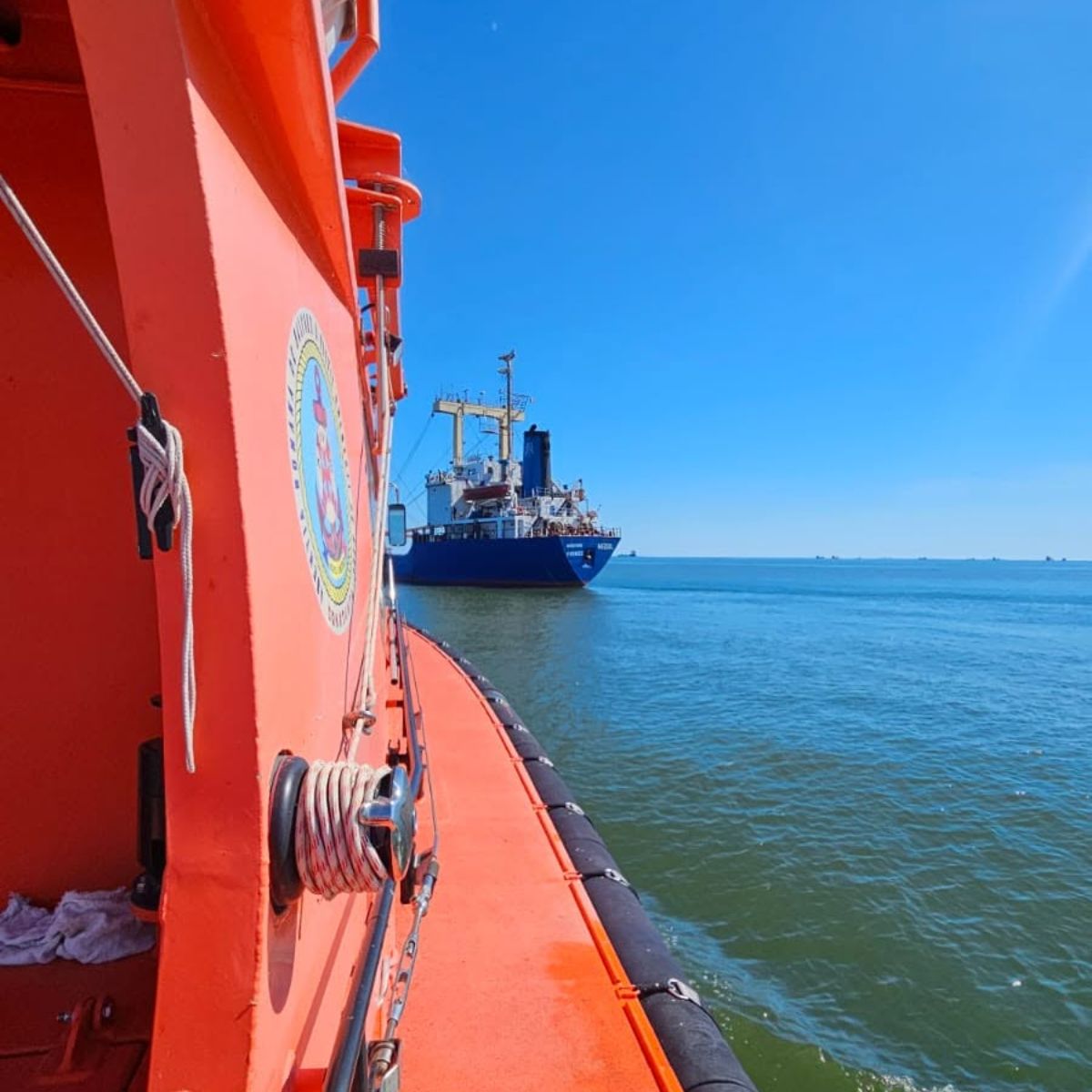 Misiune de salvare &icirc;n Marea Neagră la o navă aflată &icirc;n apropiere de Sulina 