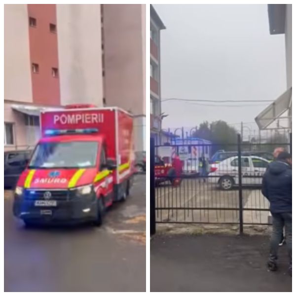 UPDATE Un elev de clasa a VII-a și-a atacat profesoara cu un cuțit &icirc;n timpul orei. Alte 14 persoane au fost evaluate de medici &icirc;n urma incidentului